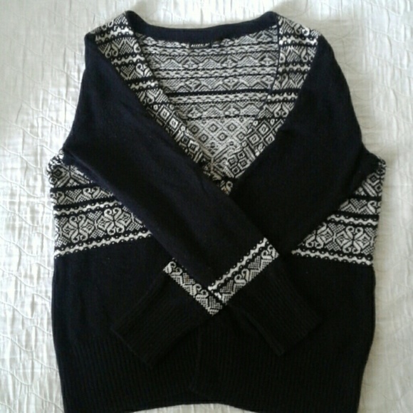 Allen B Black Cardigan - Picture 2 of 4